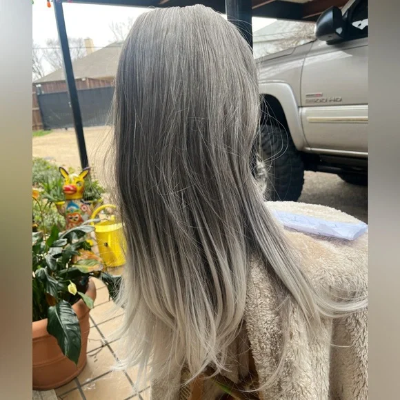 Topless White Sands beach long wig - Picture 5 of 14